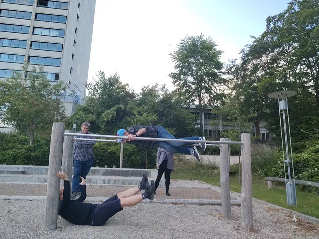 Playground pizza party