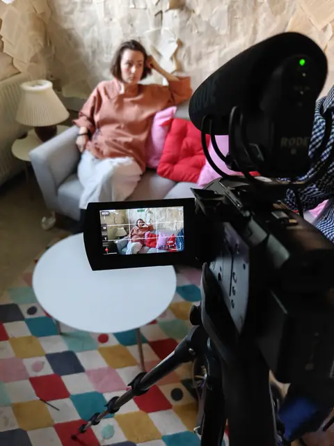 Behind the scenes filming the promo video (2/5)